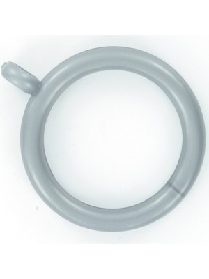 Curtain Rod Rings Grey Plastic Int. Dia. 35mm For Poles To 30mm Dia.