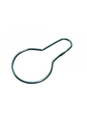 Metal Shower Curtain Ring Hooks Chrome Plated Steel