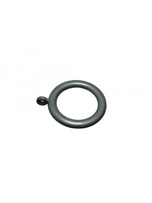 Grey Plastic Curtain Drape Rod Pole Rings 37mm Id 50mm Od