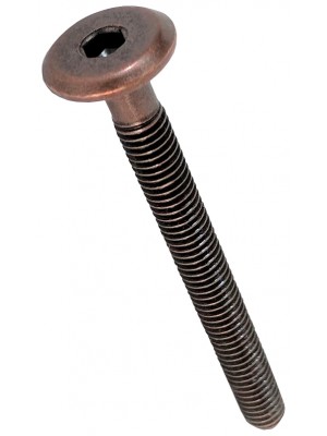 Furniture Connecting Bolt Allen Headed Screw Bronzed M6 X 150mm