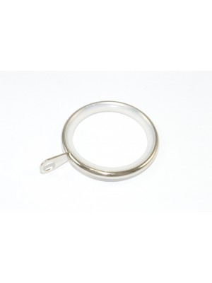 Silent Curtain Pole / Rod Rings Fixed Eye Chrome Id 35mm - Od 42mm