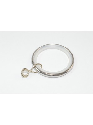 Silent Rod Curtain Pole Rings Loose Eye Chrome Steel 35mm Id 42mm Od