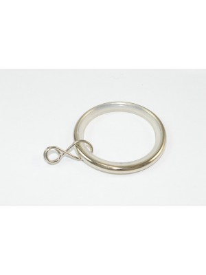 Chromed Steel Silent Curtain Rod Rings Loose Eye 35mm Id 42mm Od