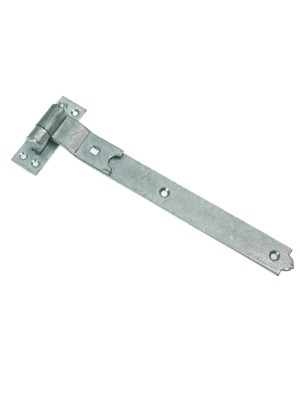 Cranked Hook & Band Shed Door Hinges Galvanised 250mm X 38mm X 4.5mm
