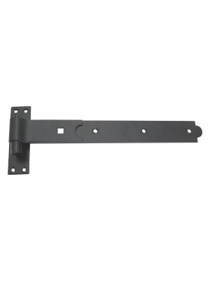 Flat Hook & Band Shed Door Hinge Steel Black 350mm X 45mm X 4.5mm