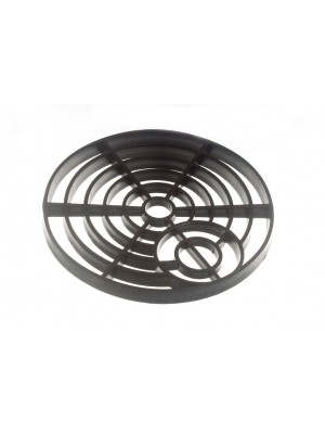 Gulley Grid Drain Cover Lid Black Pvc 6 Inch 150mm Round Leaf Cover
