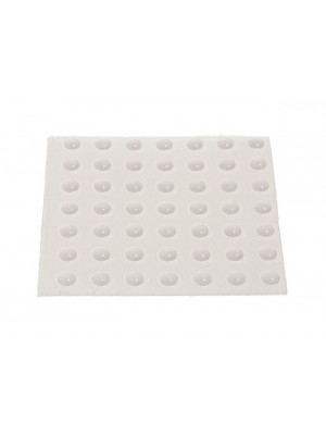 Strip Of 49 Clear Dome Self Adhesive Buffer Pads