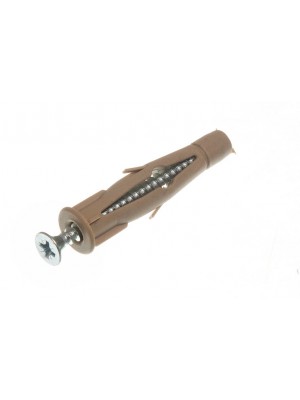 Cavity Fixings Nylon, M8 X 50mm With Screws 