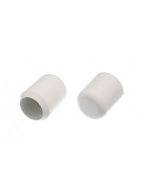 Chair Ferrules White Rubber Floor Protector Stick Ends 22mm 7/8 Inch