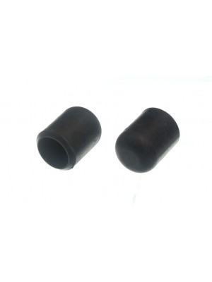 Chair Ferrules Black Rubber Floor Protector Stick Ends 16mm 5/8 Inch