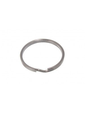Split Key Ring NP Nickel Platesd Steel 30mm ( 1.2 Inch )