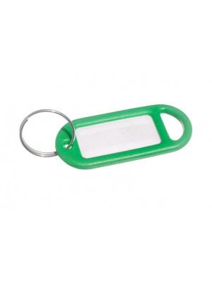 Key Ring And Identity Card Tag Green