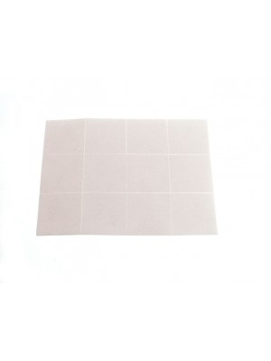 1 Sheet Of 12 Pads Stick On Self Adhesive 1/2 Inch  1 Inch 13mm X 25mm