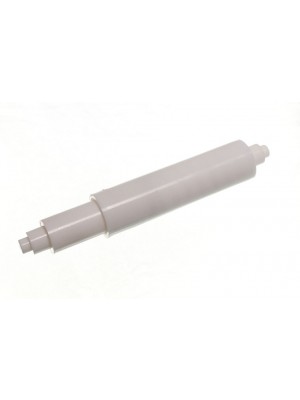 Toilet Roll Holder Spare White Plastic Sprung Roller Only