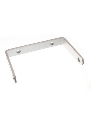 Aluminium Toilet Roll Holder With Black Sprung Roller + Screws