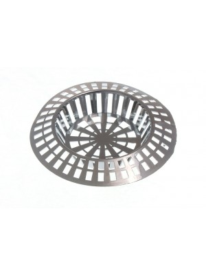 Bath Sink Strainers Anti Clog Hair Waste Trap Chromed Plastic 70mm