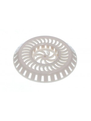 Shower Sink Strainers Anti Clog Hair Waste Trap White Plastic 80mm