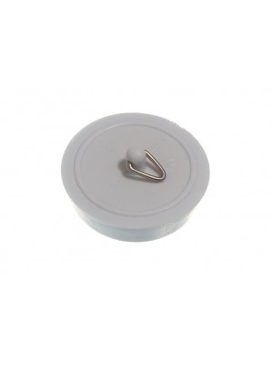 Basin Bath Plug Sink Stopper White Plastic 44mm 1 3/4 Inch