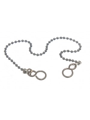 10 x BASIN BASIN SINK PLUG BALL CHAIN CHROME PLATED STEEL 300MM 12"
