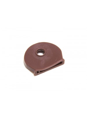 Brown Key Identifier Cover Caps Plastic Push On