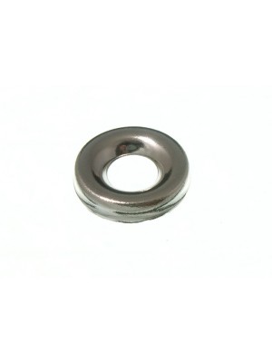 SCREW CUP SURFACE FINISHING WASHERS NO. 10 CHROME PLATED STEEL