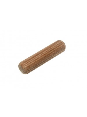 Wooden Dowels Hardwood Grooved Fluted Wood Pins M10 X 40mm