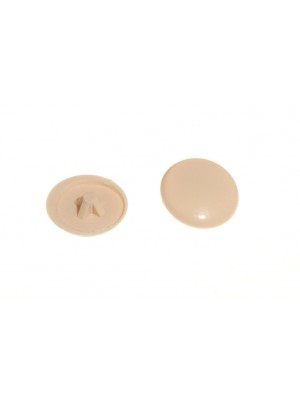 Pozi Push On Screw Cap Covers Beige To Fit No. 6 & No. 8 Screws
