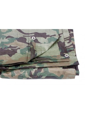 Tarpaulin Waterproof Sheet Camo Camouflage 4 Ft X 6 Ft 1.2M X 1.8M