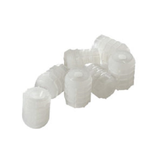 Product Image 20 X Cam Pre - Inserted Furniture Connecting Nuts White Nylon M6 X 10.5mm