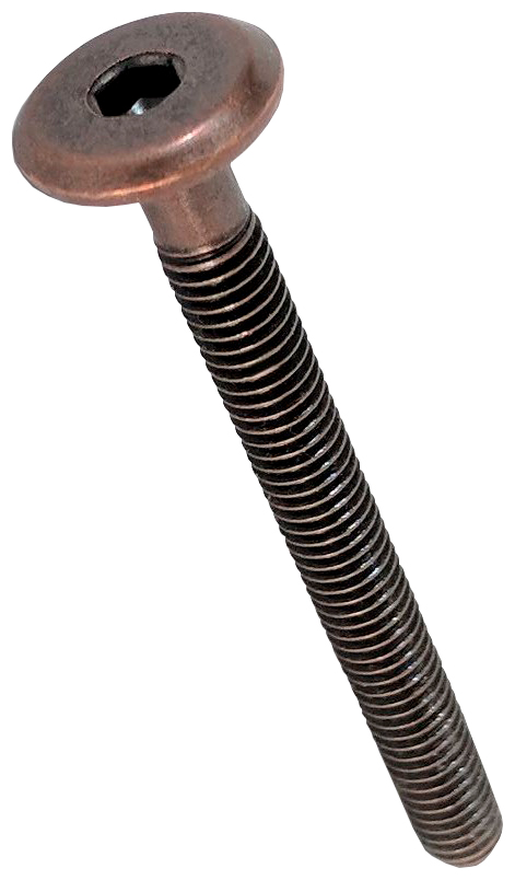 Product Image 5 X Furniture Connecting Bolts Allen Headed Screw Bronzed M6 X 100mm