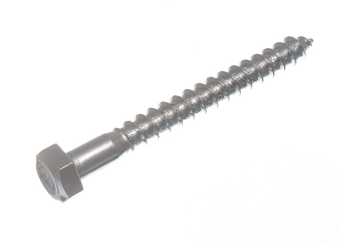 Product Image 400 X Hex Hexagon Head Coach Screw BZP Steel M8 X 75mm