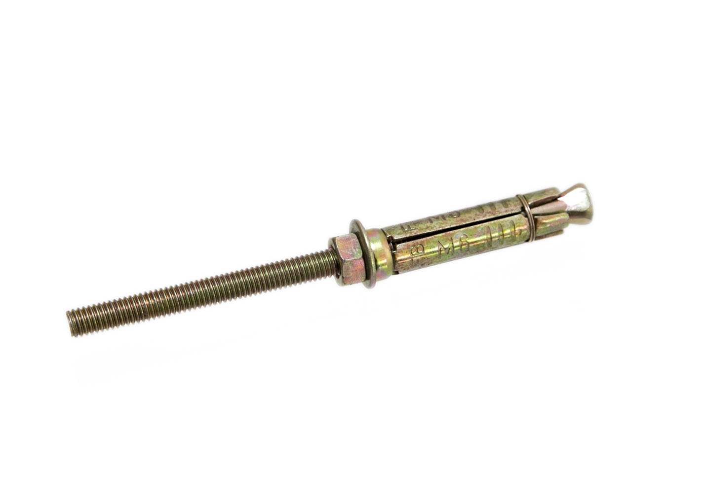 Product Image 100 X Loose Sleeve Anchor Bolts Projecting ZP 8.8 Grade Steel M6 X 105mm