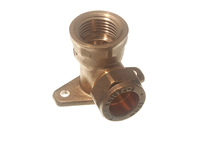 Product Image 20 X Solid Brass Wall Elbows For Outdoor Taps