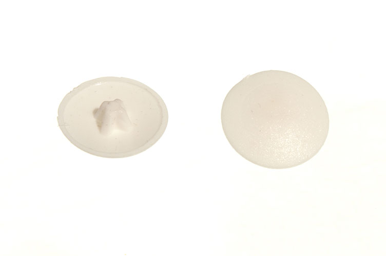 Product Image 120 X Screw Cap For Pozi Phillips Head Screws White